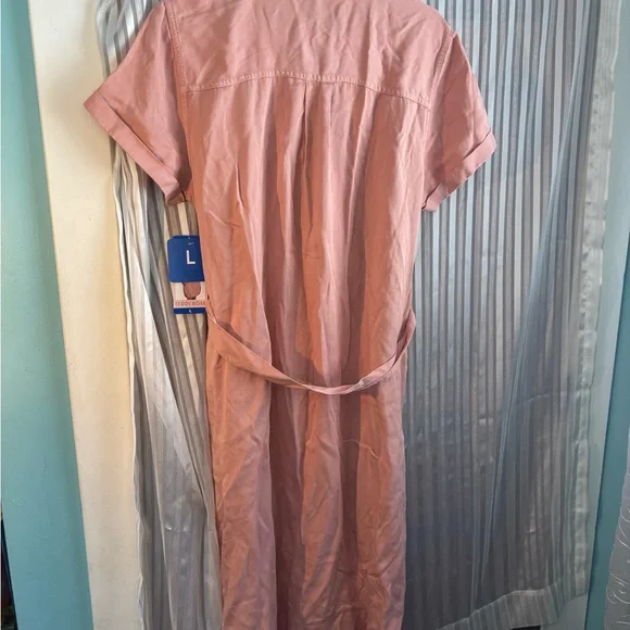 Teddi Rose Tencel shirt dress NWT - Picture 5 of 9